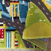 Dywan sensoryczny dla dzieci Miasto Ulice Drogi Color Kids 03 - 300x400 cm