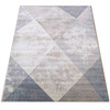 Beżowy dywan do salonu geometryczny nowoczesny Vista 05 - 160x220 cm