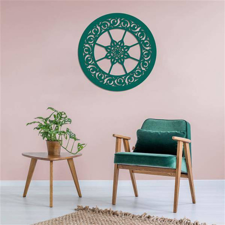 DEKORACYJNY PANEL AŻUROWY, LILIANNE, DEKORACJA ŚCIENNA 3D, ORNAMENT, 60 cm, BIAŁY