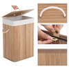 Bambusowy kosz na pranie 72l - Kosz na bieliznę - SONGMICS LCB10Y