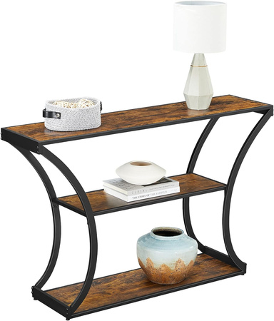 Industrialna konsola salonowa - Loftowa konsola do przedpokoju - VASAGLE LNT089B01