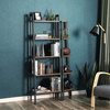 Nowoczesny regał Drabinka do salonu - Industrialna półka na książki - VASAGLE LLS45X
