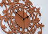 Zegar ścienny BENEDICT 50x62 cm z piękną ażurową tarczą w kolorze drewna czereśnia, marka ORNAMENTI