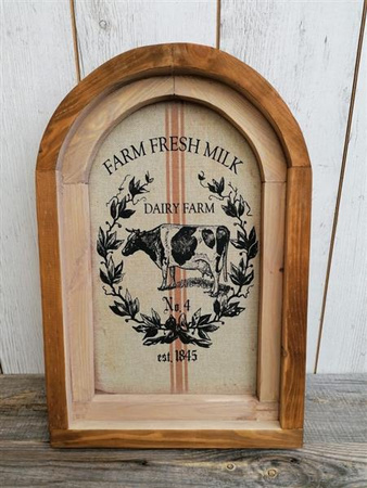 RUSTYKALNA DEKORACJA ŚCIENNA, KROWA, VINTAGE, RETRO STYL