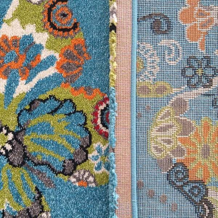 Dywan dziecięcy w motylki Bella 114 niebieski 400x500 cm