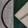 Dywan nowoczesny młodzieżowy szary butelkowa zieleń OTTO 08 - 200x290 cm