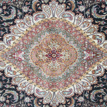 Dywan z akrylu klasyczny i luksusowy (perski styl) PERS 03 granatowy 400x500 cm