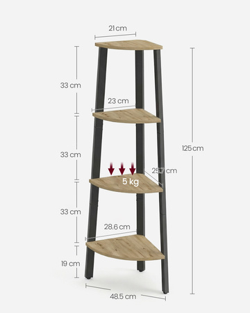 Regał - artisan - LLS034B88