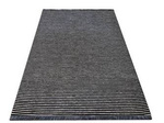 Dywan czarno biały w pasy 100% poliester DIAMOND 01 - 200x290 cm