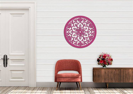 DEKORACYJNY PANEL AŻUROWY, LAUSANNE, DEKORACJA ŚCIENNA 3D, ORNAMENT,60 cm, BIAŁY