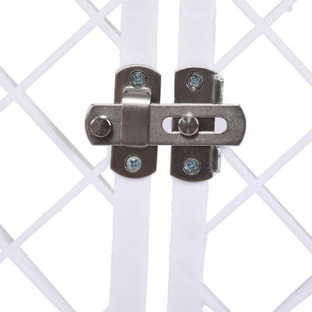 Biała zagroda dla szczeniąt 90x90cm - Kojec, zagroda, wybieg dla psów