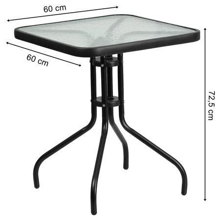 "Stół ISLAND Kwadrat 60cm"