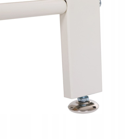 Biały stojący wieszak do przedpokoju - Garderoba (Dąb Sonoma) VASAGLE HSR040W11