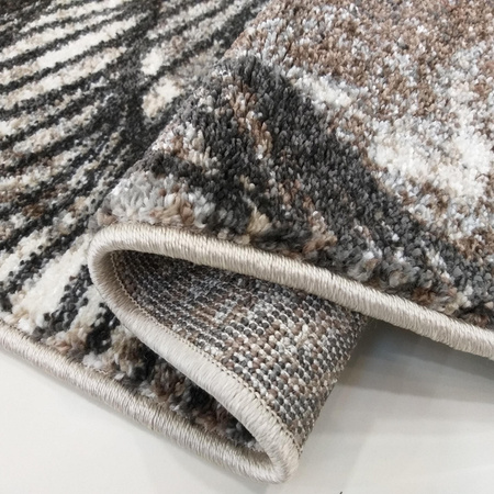 Dywan brązowy nowoczesny abstrakcyjny Panamero 11 – 80x150 cm