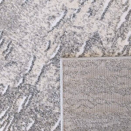 Dywan postarzany wycinany ENIGMA 03 szary 80x150 cm