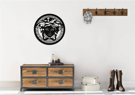 DEKORACYJNY PANEL AŻUROWY, MEDUZA, GORGONA, DEKORACJA ŚCIENNA 3D, ORNAMENT,60 cm,BIAŁY