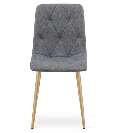 "Krzesło LIBRA - ciemny szary materiał / nogi kolor drewna x 3"