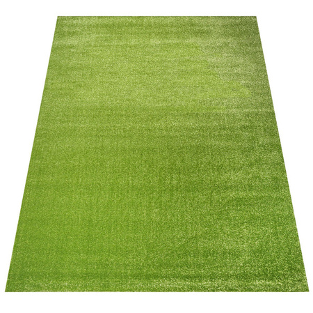 Dywan zielony jednokolorowy z atestem (do przedszkola) Portofino - 200x300 cm