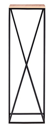 Stojak metalowy geometryczny wielofunkcyjny KLEPSYDRA / postument / kwietnik / wys. 84 cm