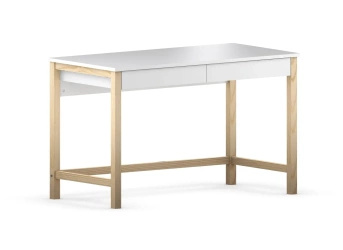 Biurko VERYSIMPL B-DES5/2 z dwiema szufladami — drewniany stelaż, nowoczesny design, wybór kolorów