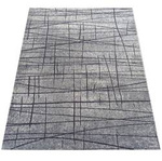 Dywan wycinany do salonu ENIGMA 08 szary 80x150 cm