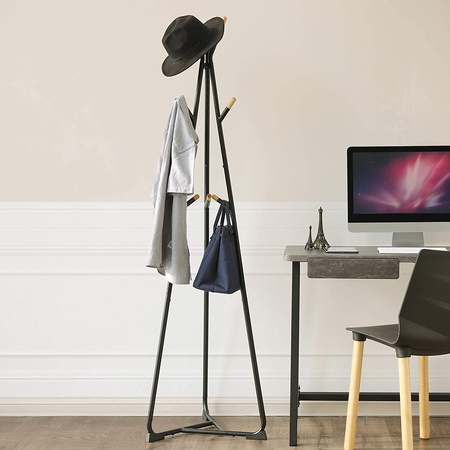 Stojący wieszak na ubrania - Podłogowy wieszak do przedpokoju - SONGMICS RCR15BY