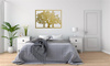 DEKORACYJNY TRYPTYK AŻUROWY, DRZEWO ŻYCIA, DEKORACJA ŚCIENNA 3D, ORNAMENT, 80 x 120 cm, CZARNY