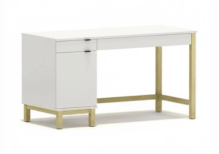 Biurko z kontenerem VERYSIMPL B-MODEL-3/2SZ, 2 szuflady i szafka, wymiar i kolor na zamówienie