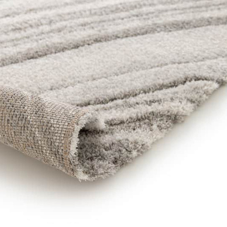 Poliestrowy dywan 80x150 / Serenity 02 - Nowoczesny szary dywan w stylu skandynawskim