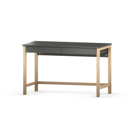 Biurko VERYSIMPL B-DES5/2 z dwiema szufladami — drewniany stelaż, nowoczesny design, wybór kolorów