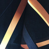 Dywan czarno złoty geometryczny nowoczesny BLACK and GOLD 03 - 60x100 cm
