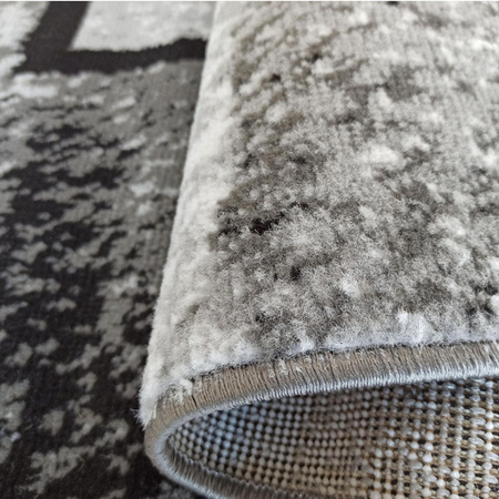 Dywan nowoczesny geometryczny szary Soho 16 - 400x500 cm