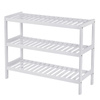 Biała półka na buty - 3-poziomowy regał na buty do przedpokoju - VASAGLE LBS13W