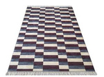 Dywan antypoślizgowy geometryczny do kuchni Blanka 01 granatowy 160x220 cm