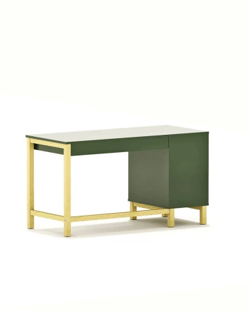 Biurko z kontenerem VERYSIMPL B-MODEL-3/2SZ, 2 szuflady i szafka, wymiar i kolor na zamówienie