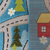Dywan sensoryczny dla chłopca Ulice Color Kids 02 niebieski 200x290 cm