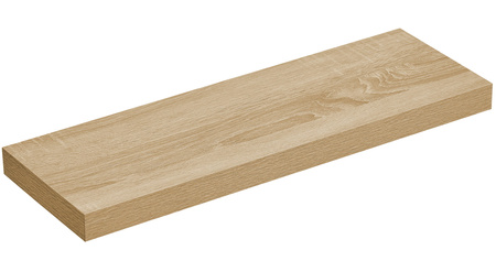 Półka ścienna na książki 60cm - Wisząca półka na ścianę (Dąb Sonoma) VASAGLE LWS026B11
