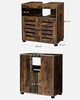 Rustykalna brązowa szafka pod umywalkę nablatową 60cm - VASAGLE BBK04BXV1