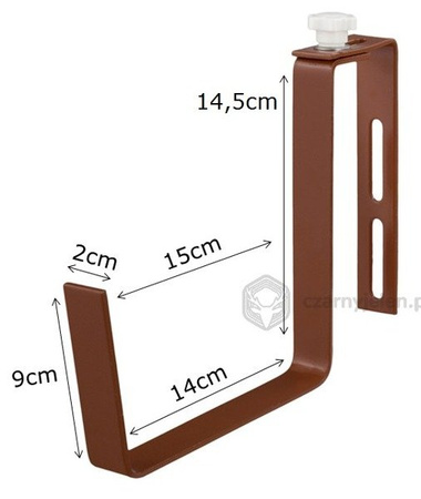 Uchwyt do skrzynki balkonowej Kapelańczyk 34 – regulowany wieszak na doniczkę