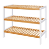Bambusowy regał na buty - Półka na buty do przedpokoju - SONGMICS LBS03H