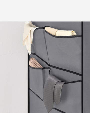 Tekstylna szafa na ubrania z półkami - Materiałowa szafa składana - SONGMICS RYG092G02