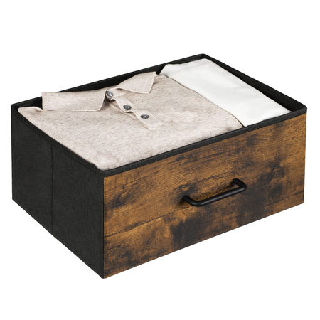 Industrialna komoda z szufladami - Loftowa szafka do salonu - VASAGLE LTS124B01