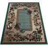 Dywan tradycyjny w kwiaty BCF Alfa 01 zielony 120x170 cm
