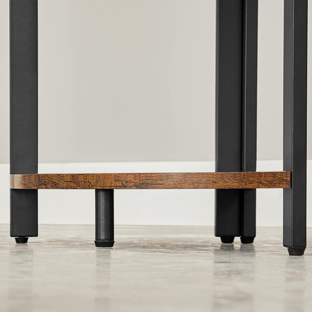 Narożny regał Loft - Narożna półka do salonu - VASAGLE LLS803B01