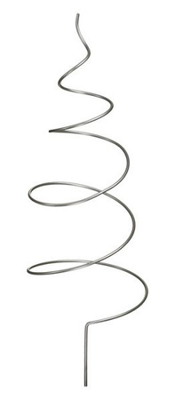 Podpora spiralna do roślin pnących / podpórka ogrodowa spiralna do pnączy / wys. 60 cm