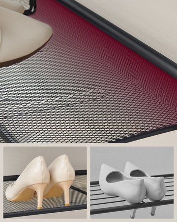 Wysoki regał na buty - 5-poziomowa półka na obuwie - Szafka na buty (Dąb Sonoma) VASAGLE LBS038B11