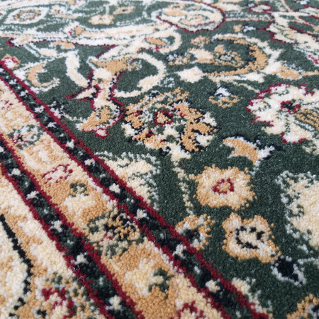 Chodnik dywanowy na wymiar zielony ekskluzywny 60 cm Exclusive 02