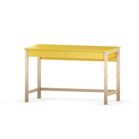 Biurko VERYSIMPL B-DES5/2 z dwiema szufladami — drewniany stelaż, nowoczesny design, wybór kolorów