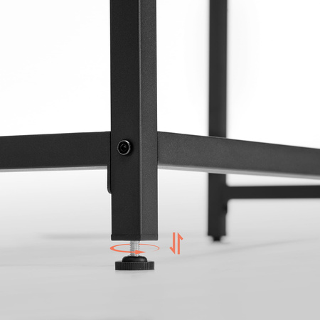 Małe biurko komputerowe 80x50 - Minimalistyczne biurko pod komputer (Dąb Sonoma) VASAGLE LWD038B11