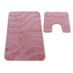 Komplet łazienkowy Montana z wycięciem Symphony Rose Komplet (50 cm x 80 cm i 40 cm x 50 cm)